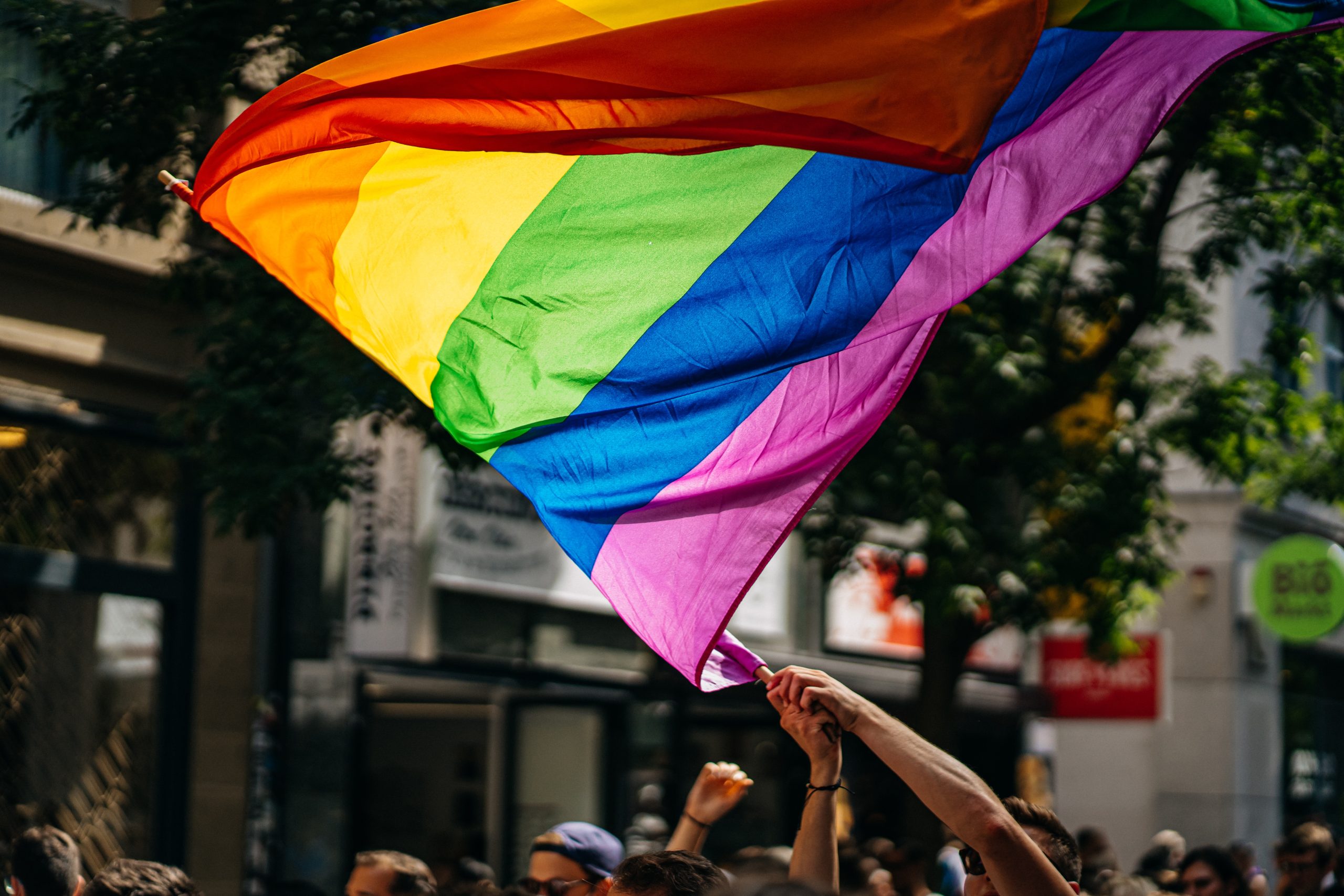 Pride Event Colorful Flags